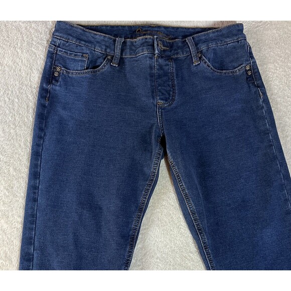 Common Genes Jeggings Womens Size 10 Dark Wash Mid Rise Strech Denim Jea… - Picture 3 of 7